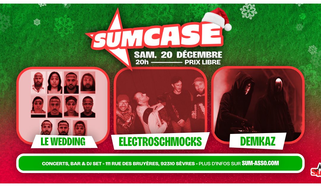 🎄SUMCASE NOËL – LE WEDDING/ELECTROSCHMOKS/DEMKAZ/( & more… )