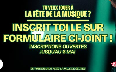 🎶INSCRIPTIONS FÊTE DE LA MUSIQUE🎶